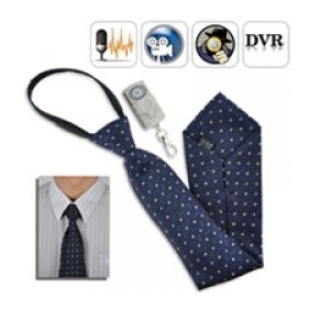 Spy Camera Tie with Wireless Remote control Neck Tie Spy Camera DVR w/ 4GB & Remote Control